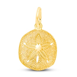 Sand Dollar Charm 14K Yellow Gold