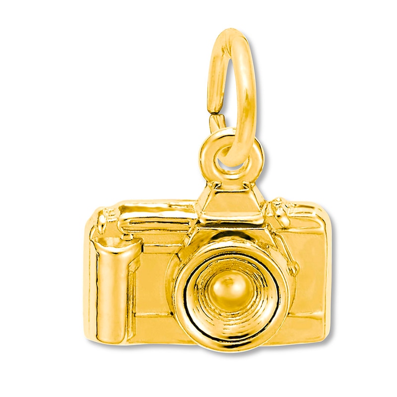 Main Image 1 of Camera Charm 14K Yellow Gold