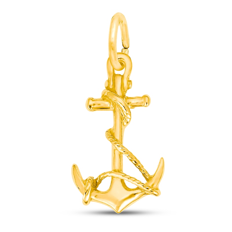 Main Image 1 of Anchor Charm 14K Yellow Gold