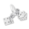 Thumbnail Image 1 of Dice Charm Sterling Silver