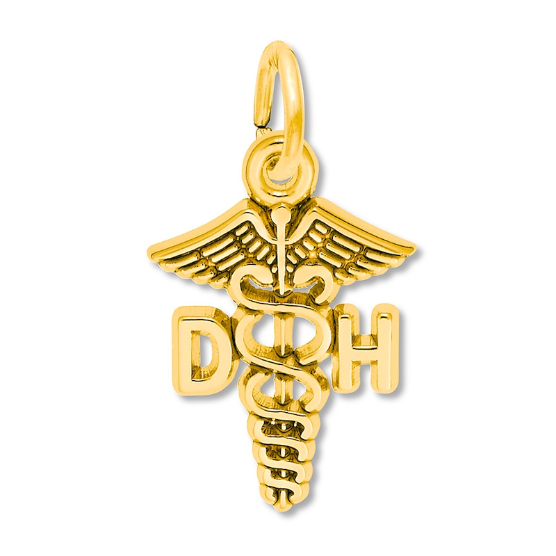 Main Image 1 of Dental Hygienist Charm 14K Yellow Gold