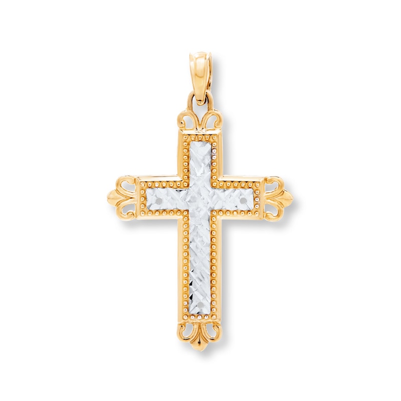 Main Image 1 of Cross Pendant 14K Yellow Gold