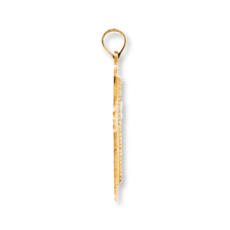 Main Image 2 of Cross Pendant 14K Yellow Gold