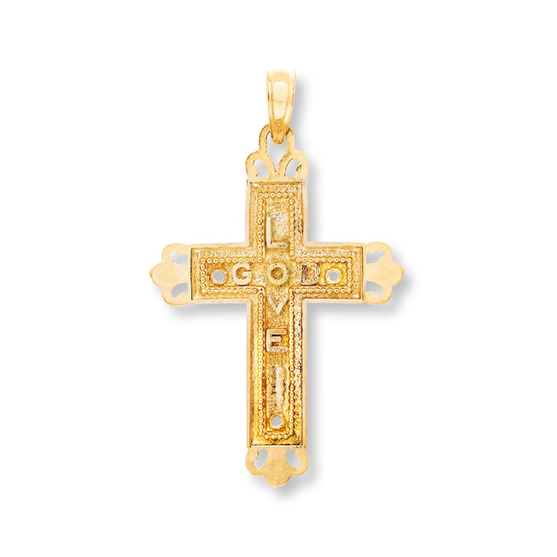 Cross Pendant 14K Yellow Gold