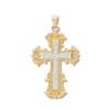 Thumbnail Image 1 of Cross Charm 14K Two-Tone Gold