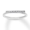 Thumbnail Image 0 of Textured Bar Ring 10K White Gold