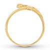 Bypass Ring 10K Yellow Gold