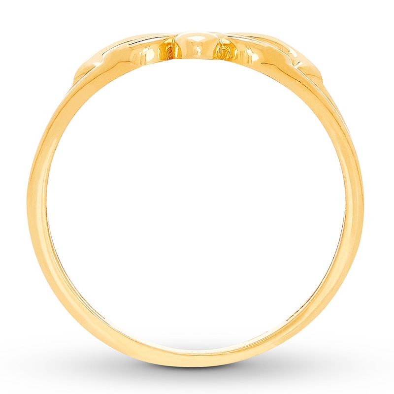 Fleur-de-lis Ring 10K Yellow Gold