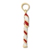 Thumbnail Image 2 of Candy Cane Charm 14K Yellow Gold/Enamel