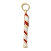 Thumbnail Image 1 of Candy Cane Charm 14K Yellow Gold/Enamel