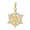 Thumbnail Image 1 of Snowflake Charm 14K Yellow Gold