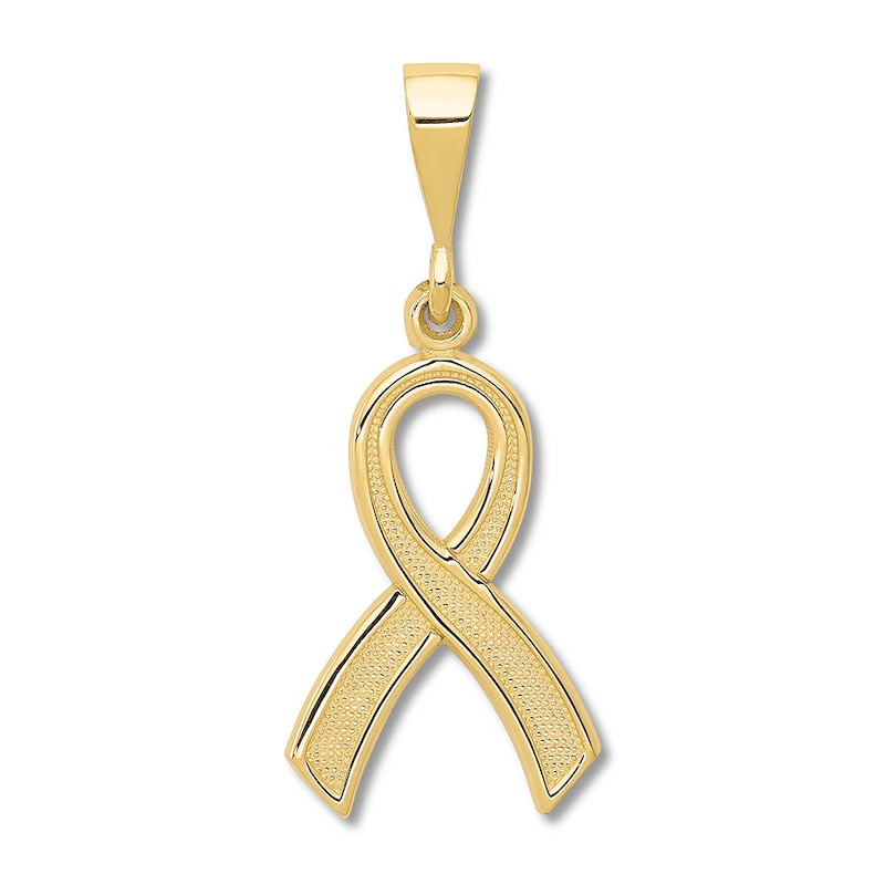 14k White Gold Awareness Pendant 14k White Gold Awareness Pendant