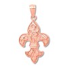 Thumbnail Image 1 of Fleur de Lis Charm 14K Rose Gold