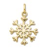 Thumbnail Image 0 of Snowflake Charm 14K Yellow Gold