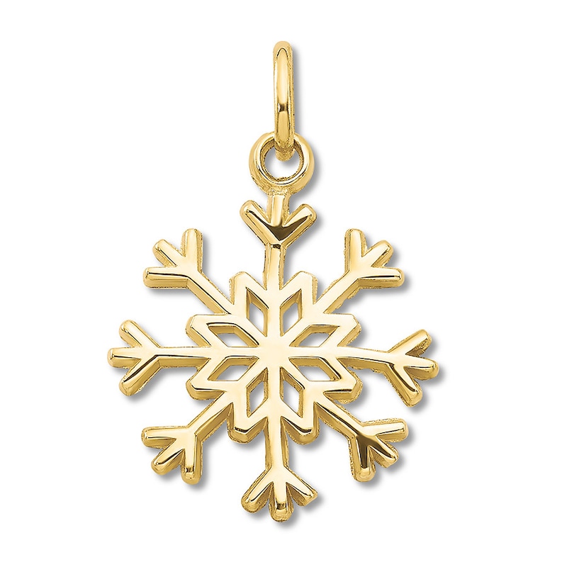 Dainty Winter Bracelet Yellow Solid Gold Gift For Her//code: 0.001 9K 14K 18K Gold Bracelet Small Gold Snowflake Charm