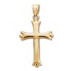 Thumbnail Image 1 of Reversible Cross Charm 14K Two-Tone Gold