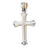 Thumbnail Image 3 of Reversible Cross Charm 14K Two-Tone Gold