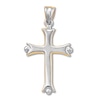 Thumbnail Image 4 of Reversible Cross Charm 14K Two-Tone Gold