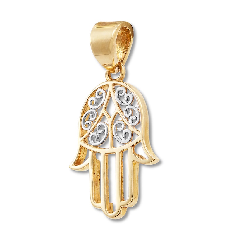 Main Image 2 of Hamsa Charm 10K Yellow Gold