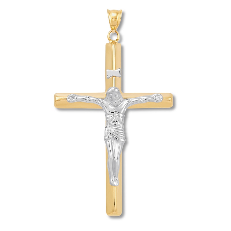 Main Image 1 of Crucifix Charm 10K Yellow Gold