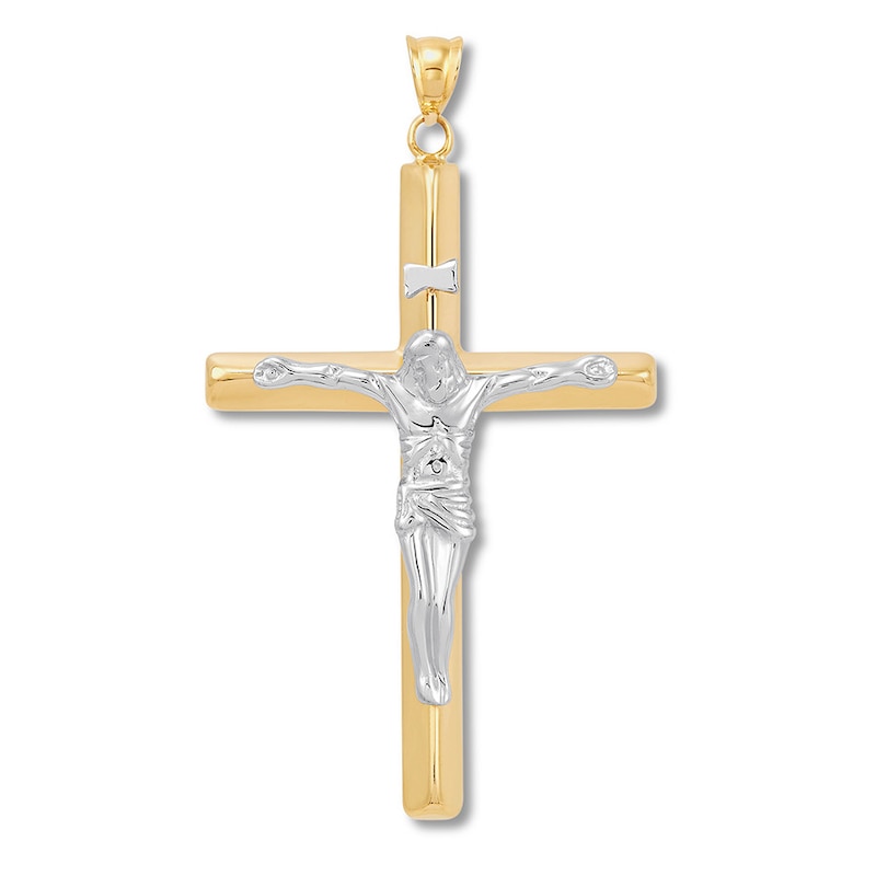 Crucifix Charm 10K Yellow Gold