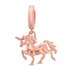 Thumbnail Image 0 of True Definition Unicorn Charm with Diamond Accent 10K Rose Gold