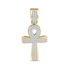 Thumbnail Image 0 of Men's Diamond Cross Pendant 1 ct tw 10K Yellow Gold