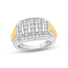 Thumbnail Image 1 of Men's Diamond Ring 1-1/2 ct tw Round-cut 10K Two-Tone Gold
