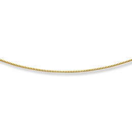Box Chain Solid 14K Yellow Gold 20&quot;