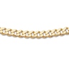 Thumbnail Image 1 of Curb Link Bracelet Solid 14K Yellow Gold 8.75&quot;