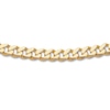 Thumbnail Image 0 of Solid Curb Link Bracelet 14K Yellow Gold 8.75"