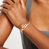Thumbnail Image 2 of Curb Link Bracelet Solid 14K Yellow Gold 8.75&quot;