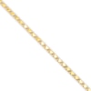 Thumbnail Image 1 of Heart Link Anklet Solid 14K Yellow Gold 10&quot;