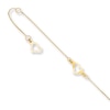 Thumbnail Image 0 of Heart Anklet 14K Yellow Gold
