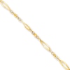 Thumbnail Image 1 of Chain Anklet Semi-Solid 14K Yellow Gold 9&quot;