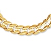 Thumbnail Image 1 of Curb Link Bracelet Solid 10K Yellow Gold 9&quot;
