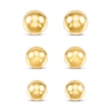 Thumbnail Image 2 of Ball Stud Earrings Set 14K Yellow Gold