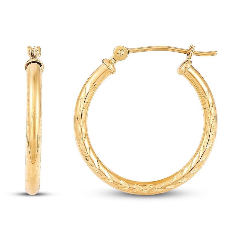 Main Image 1 of Hoop Earrings 14K Yellow Gold 20mm