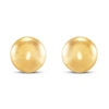 Thumbnail Image 2 of Flat Ball Stud Earrings 14K Yellow Gold 5.75mm
