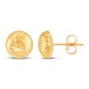 Thumbnail Image 2 of Dome Stud Earrings 14K Yellow Gold 8.5mm