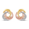 Thumbnail Image 0 of Stud Earrings 14K Tri-Tone Gold