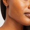 Thumbnail Image 2 of Square Tube Hoop Earrings 14K Yellow Gold 14mm