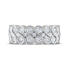 Thumbnail Image 2 of Every Moment Diamond Stacked Infinity Band 2 ct tw 14K White Gold