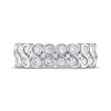 Thumbnail Image 3 of Every Moment Diamond Stacked Infinity Band 1 ct tw 14K White Gold