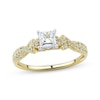 Thumbnail Image 1 of Now + Forever Princess-Cut Diamond Engagement Ring 1/2 ct tw 14K Two-Tone Gold