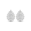 Lab-Created Diamonds by KAY Pear-Shaped Stud Earrings 1 ct tw 10K White Gold