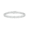 Diamond Panther Link Bracelet 1/10 ct tw Sterling Silver 7.25”