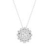 Thumbnail Image 1 of KAY Lab-Grown Diamonds Double Frame Necklace 1/2 ct tw 14K White Gold 18”