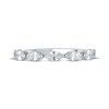 Thumbnail Image 2 of Lab-Created Diamonds by KAY Marquise-Cut Anniversary Band 1 ct tw 14K White Gold