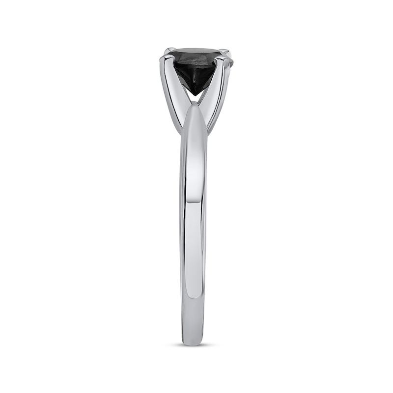 Main Image 2 of Now + Forever Black Diamond Solitaire Ring 2 ct tw 14K White Gold